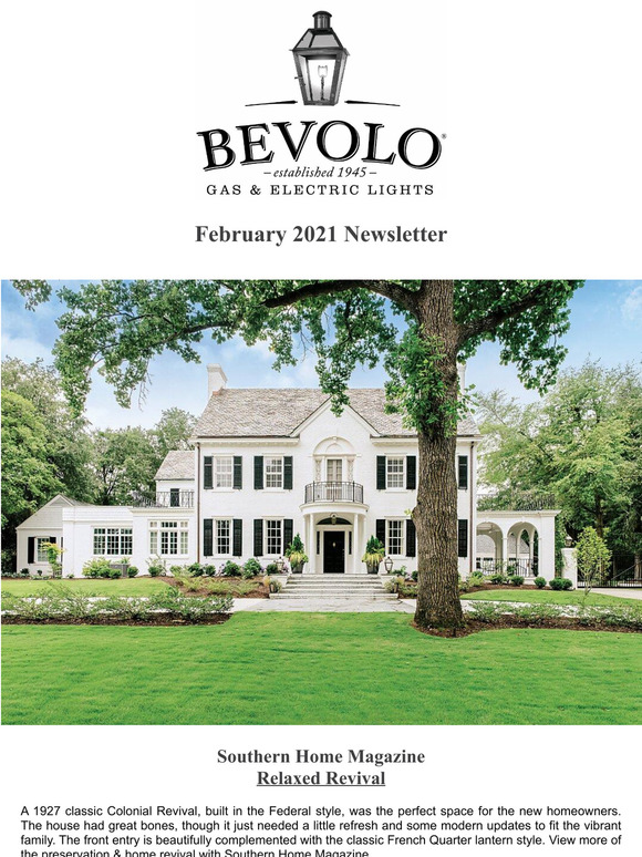 Bevolo Renew & Refresh for 2021 Milled