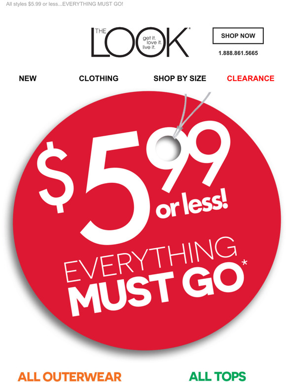 Fashion Forecast: $5.99 and Below!