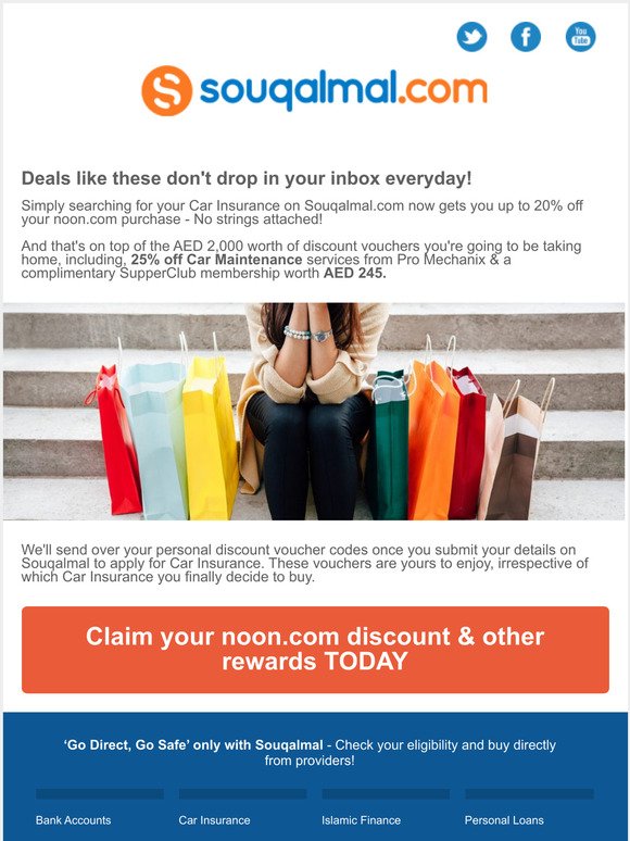 Get 20% off your noon.com purchase + AED 2,000 worth of discounts