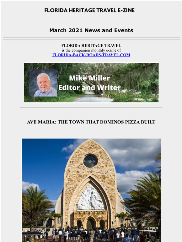 Florida Heritage Travel, March 2021 - Ave Maria