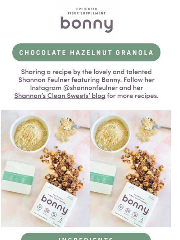 Chocolate Hazelnut Granola Recipe 🥣