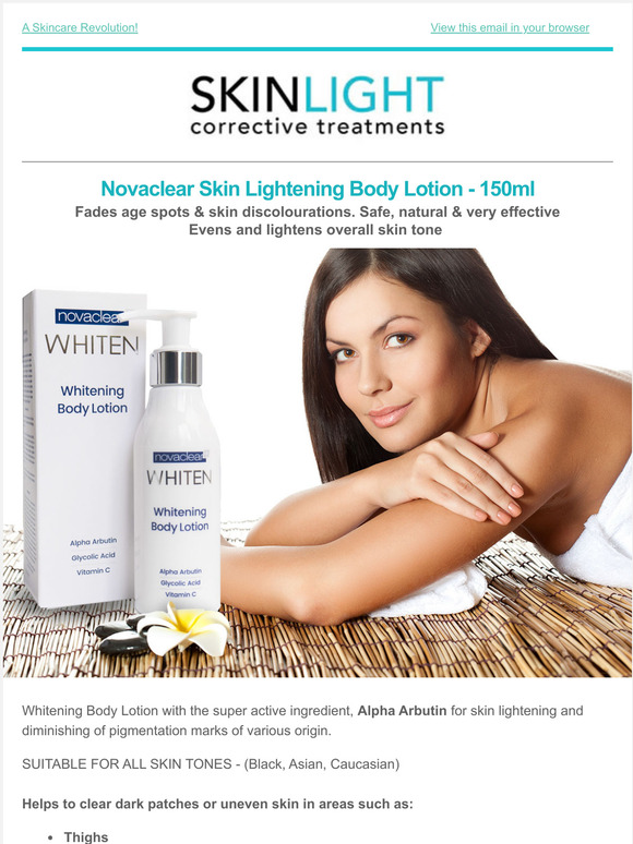 SKINLIGHT Novaclear Body Lightening Lotion For A Clear Even Skin Tone Milled