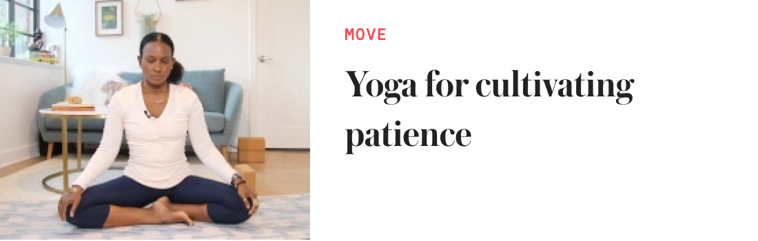 Yoga for cultivating patience