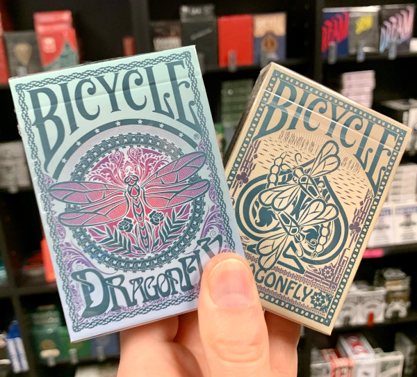 Playingcarddecks Com Dragonfly Bicycle Playing Cards Launch Milled