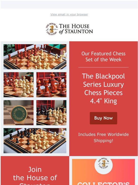House Of Staunton: Our Featured Chess Set of the Week - The Blackpool ...