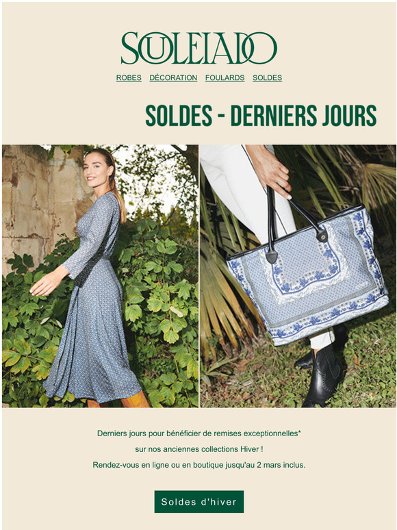 robe souleiado soldes
