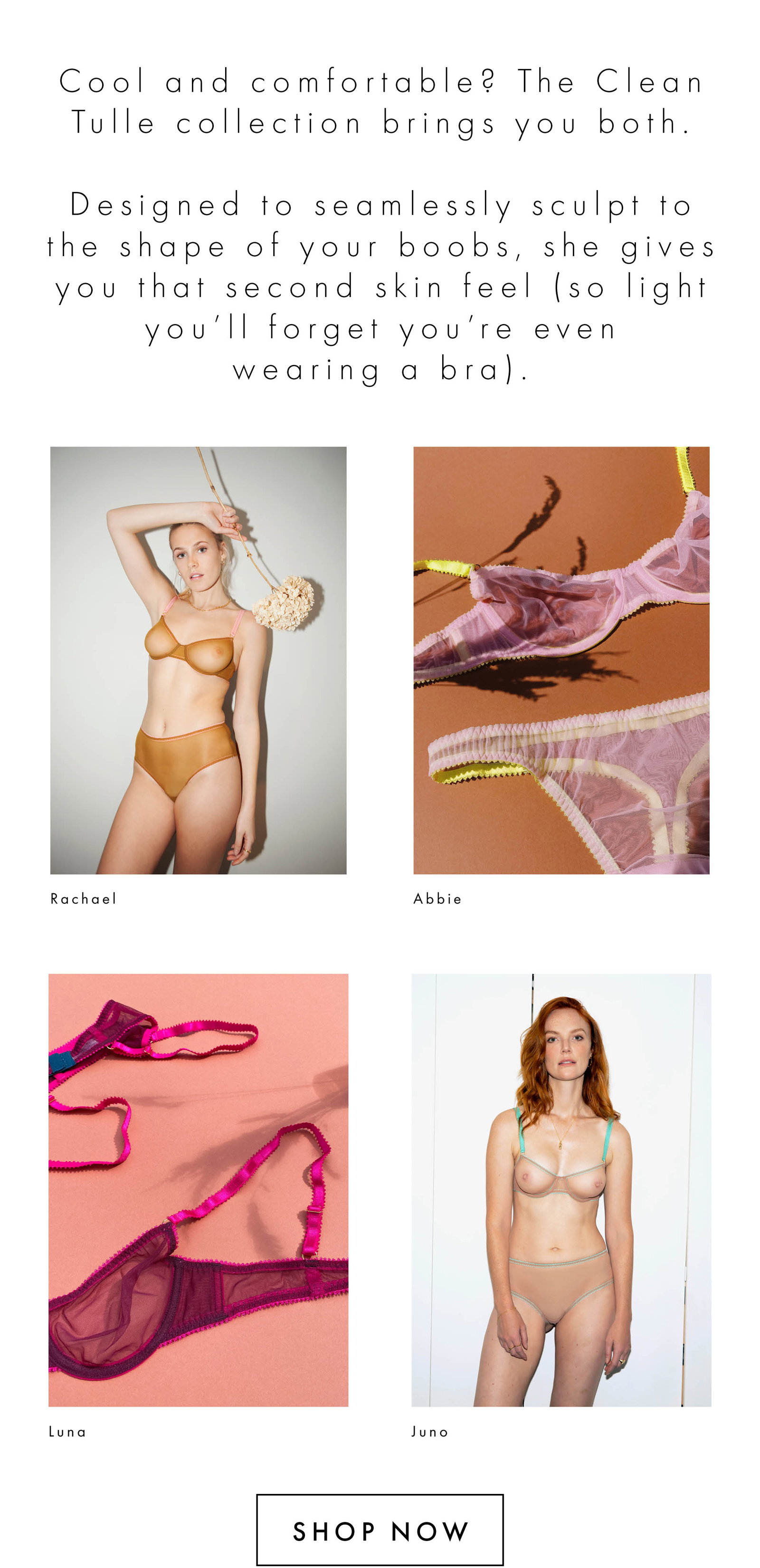 Dora Larsen Releases SS21 Bras, Underwear