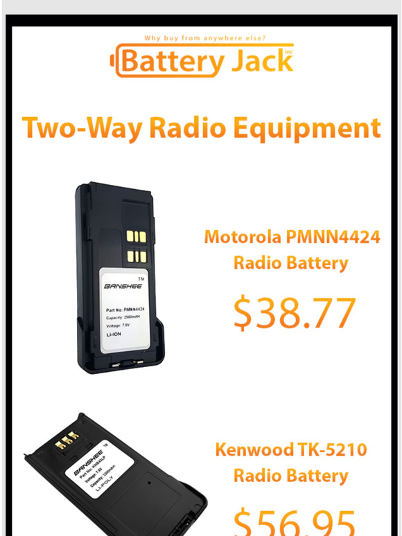 Low Stock Sale: Two-Way Radio Equipment