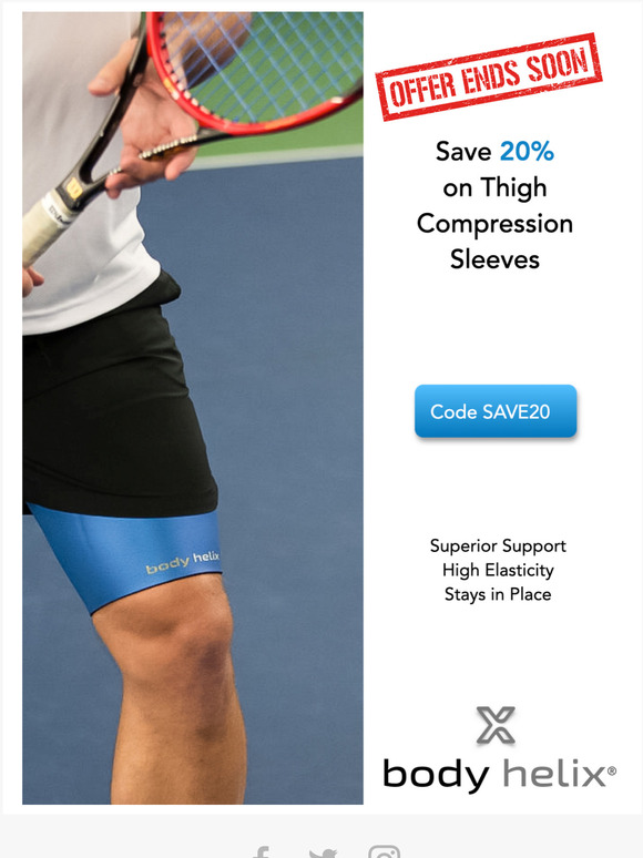 Last Chance!  20% Off All Thigh Compression Products!