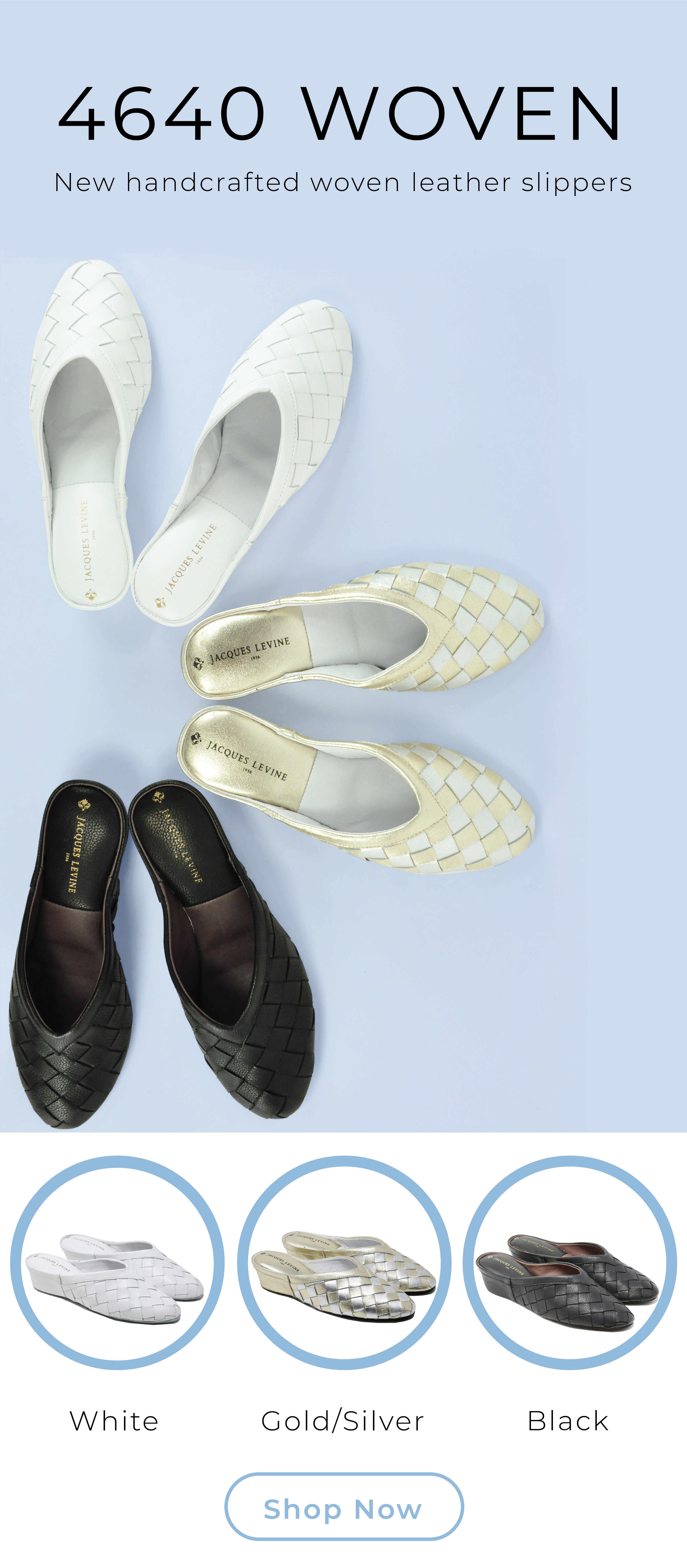 jacques levine slippers