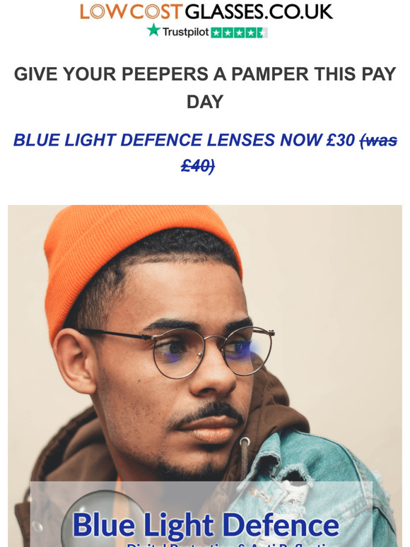 Blue Light Defence Lenses FLASH SALE!