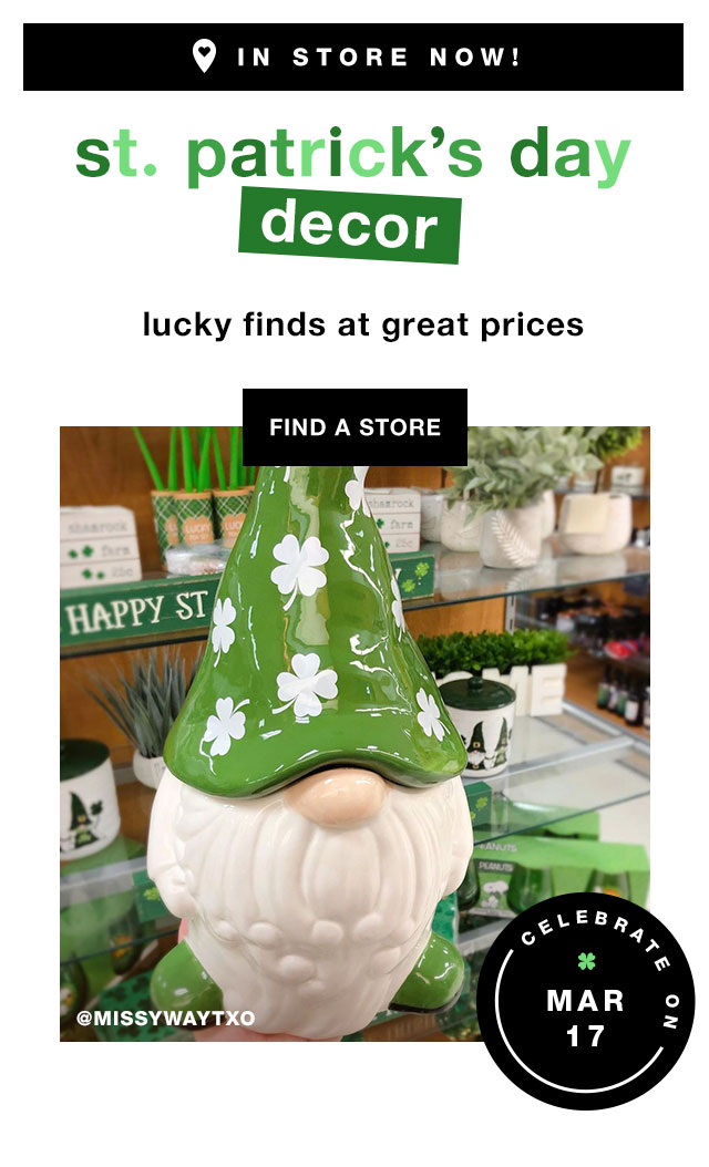 Tj Maxx In Store Now St Patrick S Day Decor Milled