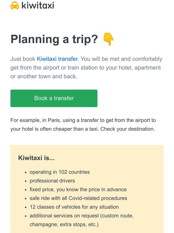 Planning a trip? 👉