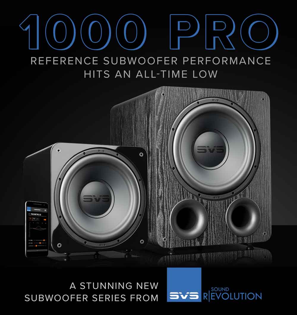 Audio Advice: Stunning New Subwoofers from SVS! Announcing the 1000 Pro ...