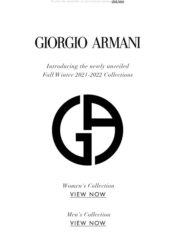 All of the details of the Giorgio Armani Fashion Shows
