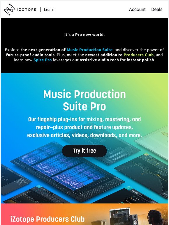 izotope producers club