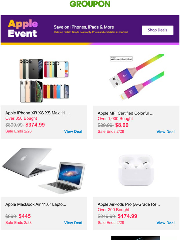 apple airpods pro groupon