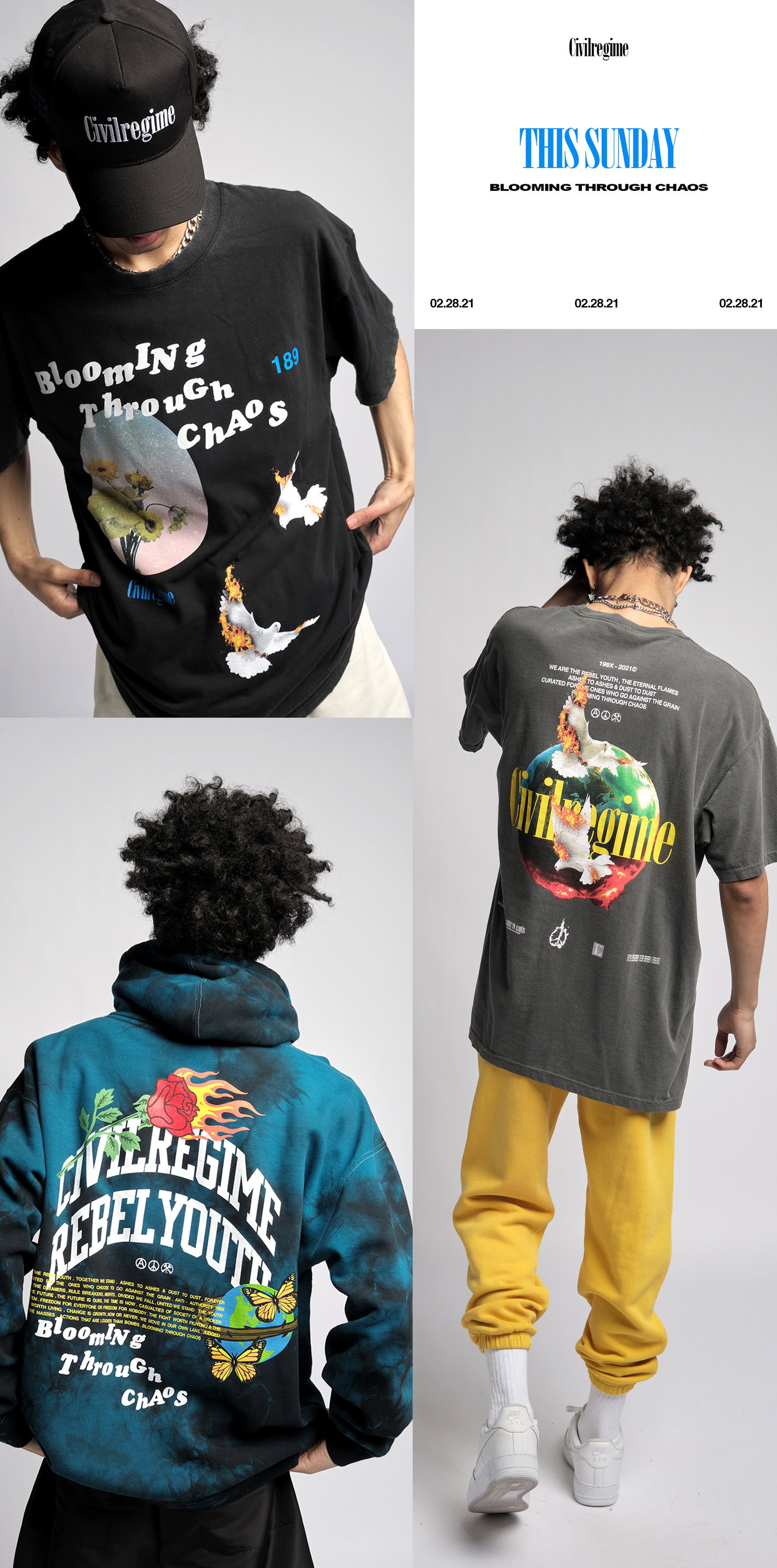 Civil Clothing Blooming Through Chaos drops tomorrow! Milled