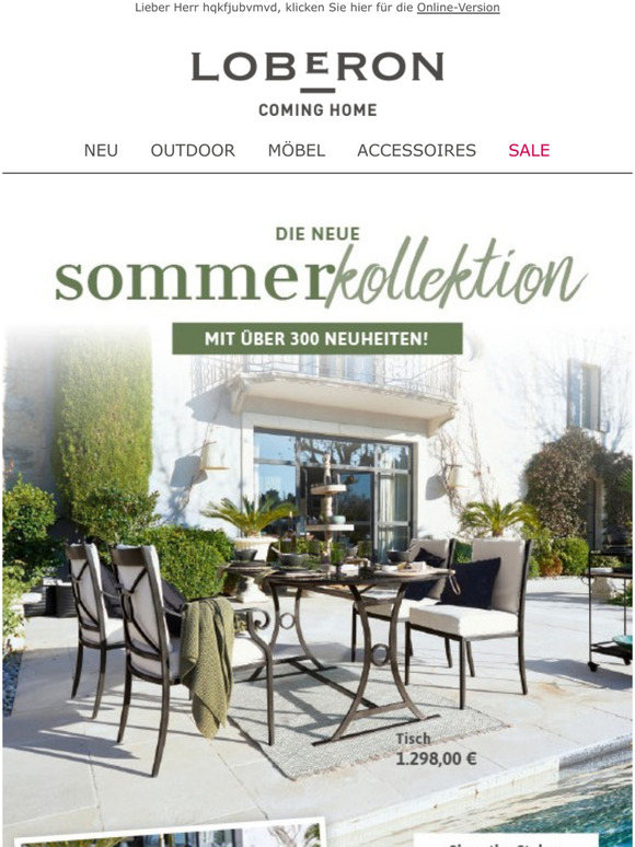 LOBERON Coming Home Möbel, Accessoires... Die neue Sommerkollektion