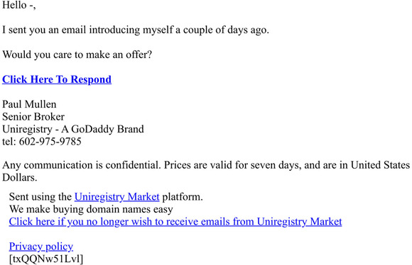 melinea.com Meeting Request