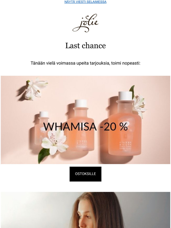  Last chance