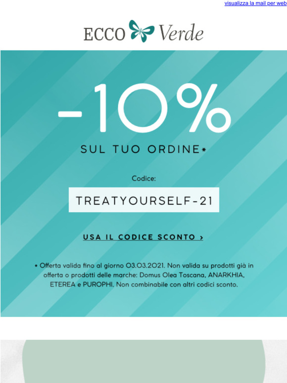 codice sconto ecco verde