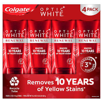 colgate optic white toothpaste costco