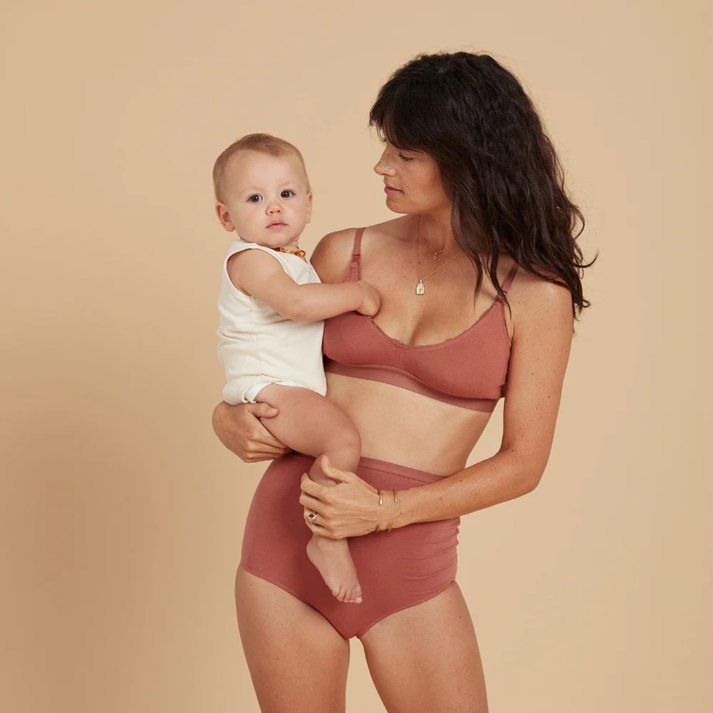 Image of Blooma Nursing Bra - Ochre