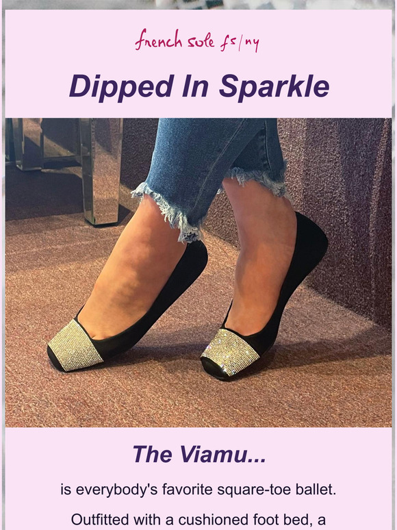 French Sole NY Shine More And Sparkle Brighter Milled