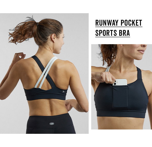 Runway Pocket Sports Bra >