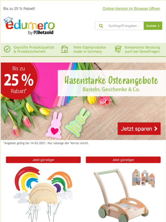 Unsere Oster-Highlights  jetzt sparen
