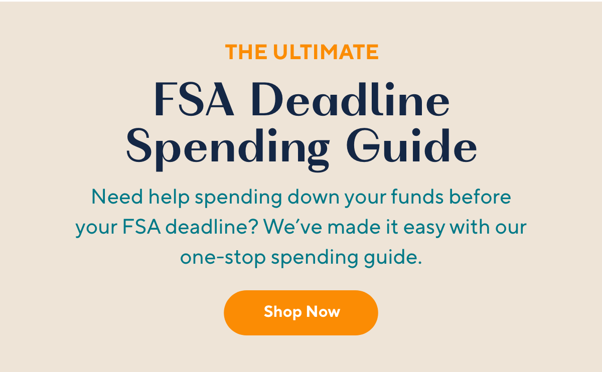 FSA eligible items to buy before the deadline