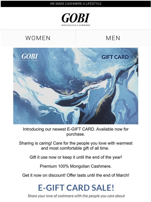 Gobi Mongolian Cashmere USA: Sharing is 