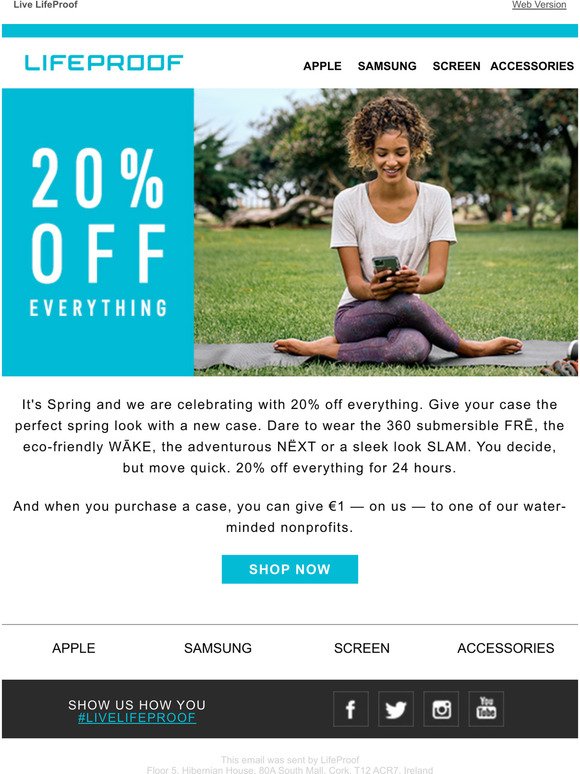 Spring Sale 20% off Everything!