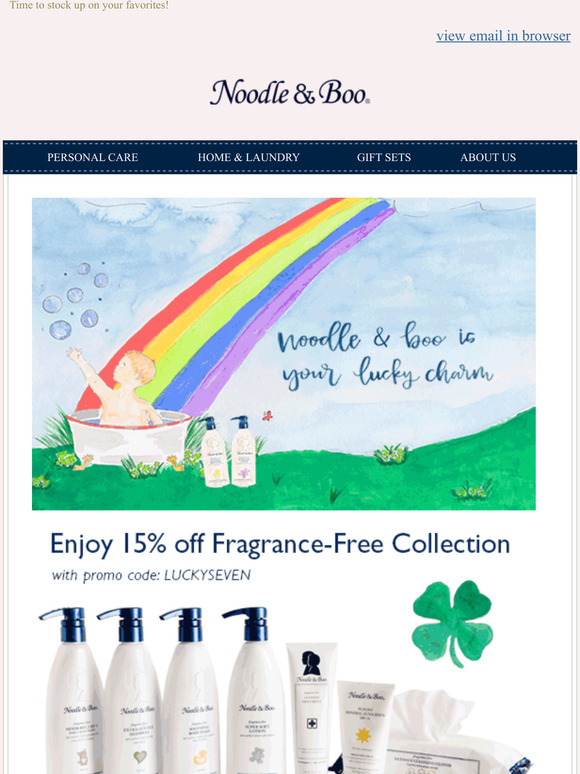 Enjoy 15% off Our Fragrance-Free Collection!