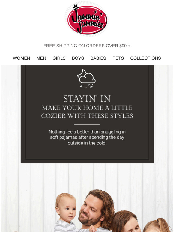 Still a bit cold outside... Get cozier with these jammies