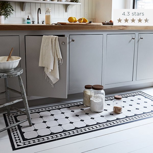 Food52: Back: Kitchen floor mats that take you to a French bistro.