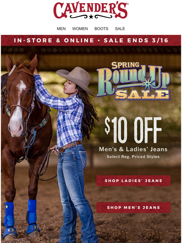 cavender's western jeans