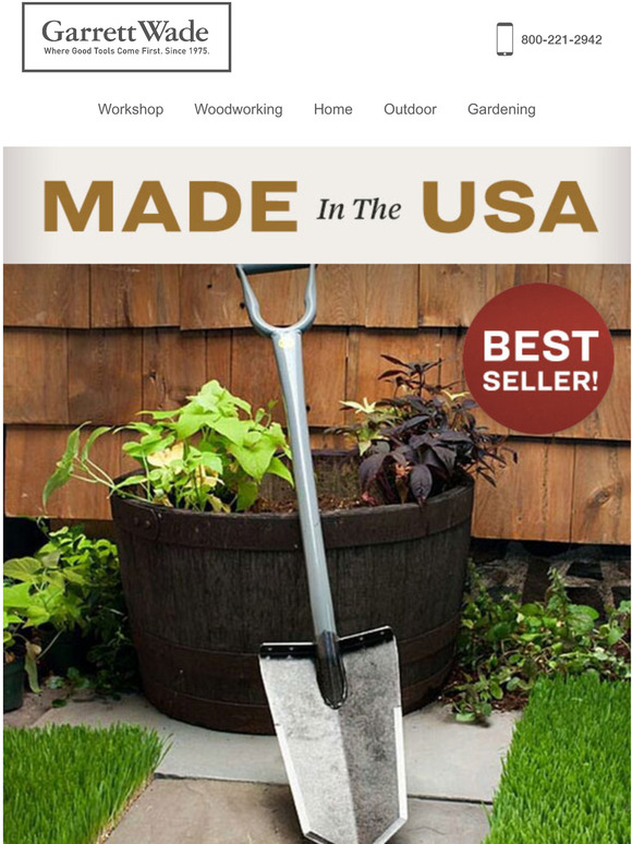 Garrett Wade USAmade. All Steel. A Lifetime Tool. Milled