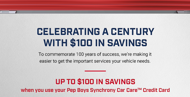 Pep Boys Big Purchase Save Up To 100 With Financing Milled
