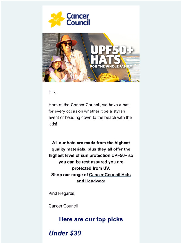 Cancer Council Shop New Products Inside Milled