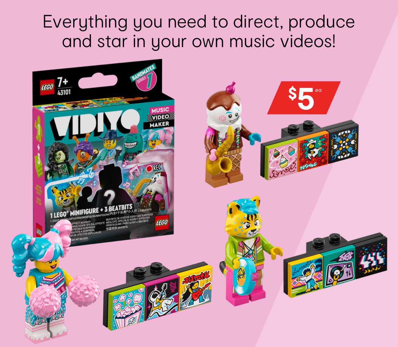 LEGO Bandmates 43101 $5ea.