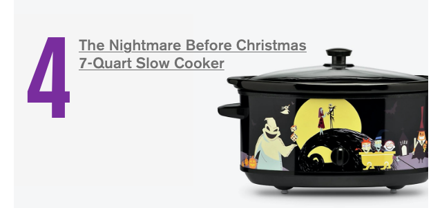 7 Quart Disney Nightmare Before Christmas Slow Cooker