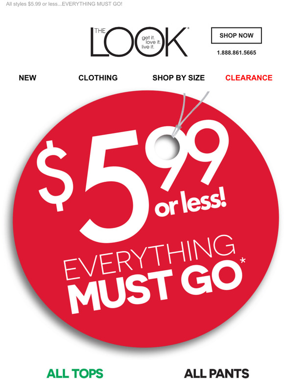 Try This On: $5.99 (or Less) Sitewide!