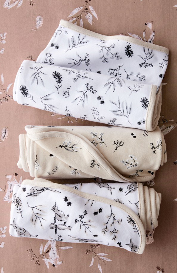 Organic cotton wraps 3 pack $16.