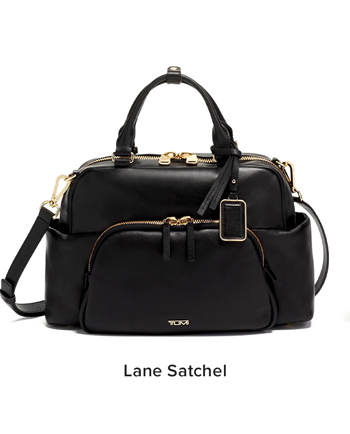 tumi satchel leather