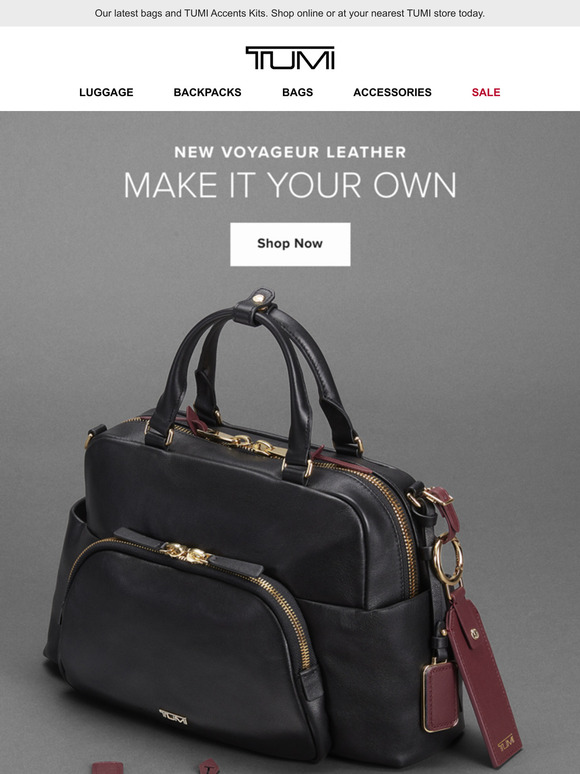 tumi satchel leather