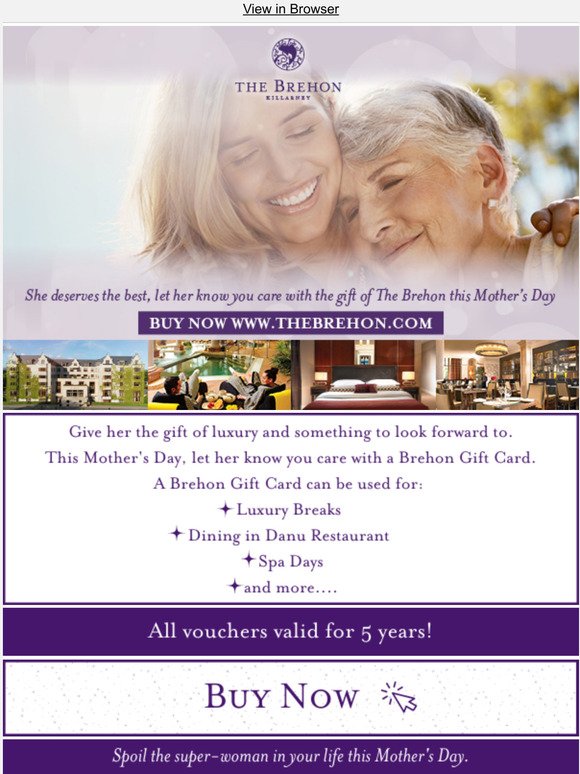 Give the Gift of Luxury this Mother's Day