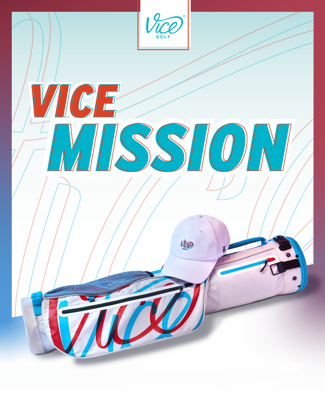 Vice Golf: Introducing: VICE MISSION Pencilbag and Cap | Milled