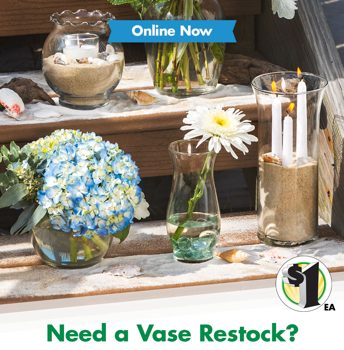 Dollar Tree: Stock Up on Vases for Spring!